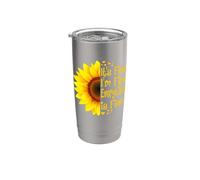Girasol "Es ist in Ordnung, mir geht es gut, alles ist in Ordnung Vaso térmico de acero inoxidable de doble pared