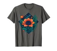 Girasol galáctico con ilustración del Universo en Espiral Camiseta