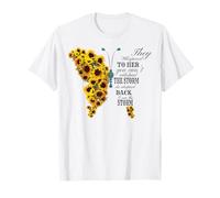 Girasol le susurró a su Camisa más Fuerte Que tormenta Camiseta