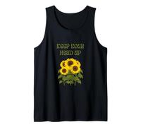 Girasol Mantener la Cabeza en Alto Camiseta sin Mangas
