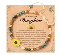Girasol para mujer - de fuerza positiva y amor para cumpleaños, Navidad o ocasión de agradecimiento, pulsera de girasol, amigos, compañeros de trabajo, reloj digital, talla única, Plástico, No es una
