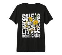 Girasol She's Sunshine Mixed with A Little Hurricane Funny Camiseta Premium