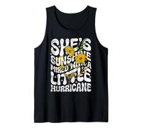 Girasol She's Sunshine Mixed with A Little Hurricane Funny Camiseta sin Mangas