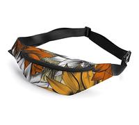 Girasoles Dibujados a Mano Magical Mystical Blue Eye Fanny Pack, Riñonera Deportiva para niños Adultos para Hombres y Mujeres