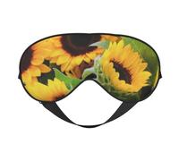 Girasoles florales, Cubreojos completos Antifaz bloqueador de luz Antifaz para dormir Antifaz suave con los ojos vendados Noche