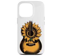 Girasoles Guitarra Acústica Guitarrista Música Banda Músico Carcasa para iPhone 13 Pro
