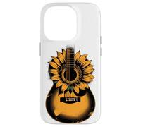 Girasoles Guitarra Acústica Guitarrista Música Banda Músico Carcasa para iPhone 14 Pro