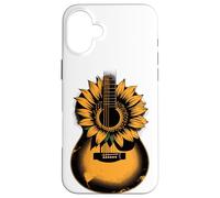 Girasoles Guitarra Acústica Guitarrista Música Banda Músico Carcasa para iPhone 16 Plus