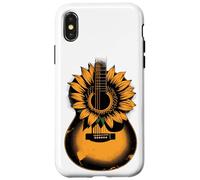 Girasoles Guitarra Acústica Guitarrista Música Banda Músico Carcasa para iPhone X/XS