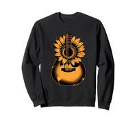 Girasoles Guitarra Acústica Guitarrista Música Banda Músico Sudadera