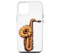Girasoles Saxofón Saxofonista Músico Intérprete De Saxofón Carcasa para iPhone 12/12 Pro