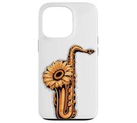 Girasoles Saxofón Saxofonista Músico Intérprete De Saxofón Carcasa para iPhone 13 Pro