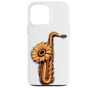 Girasoles Saxofón Saxofonista Músico Intérprete De Saxofón Carcasa para iPhone 13 Pro Max