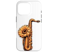 Girasoles Saxofón Saxofonista Músico Intérprete De Saxofón Carcasa para iPhone 16 Pro