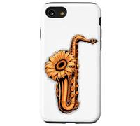Girasoles Saxofón Saxofonista Músico Intérprete De Saxofón Carcasa para iPhone SE (2020) / 7 / 8
