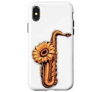 Girasoles Saxofón Saxofonista Músico Intérprete De Saxofón Carcasa para iPhone X/XS