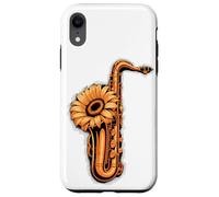 Girasoles Saxofón Saxofonista Músico Intérprete De Saxofón Carcasa para iPhone XR