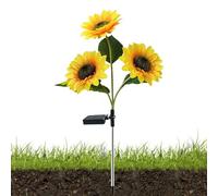 Girasoles solares - Lámpara impermeable para , girasoles solares al aire libre impermeable | para jardín, patio, entrada, pasarela, césped, parterre, árboles, porche