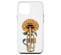 Girasoles Trompeta Música Trompetista Músico De Jazz Carcasa para iPhone 12 mini