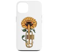 Girasoles Trompeta Música Trompetista Músico De Jazz Carcasa para iPhone 13