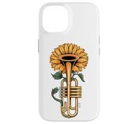 Girasoles Trompeta Música Trompetista Músico De Jazz Carcasa para iPhone 14