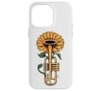 Girasoles Trompeta Música Trompetista Músico De Jazz Carcasa para iPhone 14 Pro Max