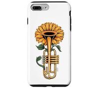 Girasoles Trompeta Música Trompetista Músico De Jazz Carcasa para iPhone 7 Plus/8 Plus