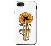Girasoles Trompeta Música Trompetista Músico De Jazz Carcasa para iPhone SE (2020) / 7 / 8