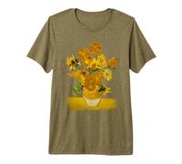 Girasoles Van Gogh Cuadro Clásico Floral Vintage Camiseta Premium