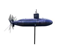 Giratorio de Viento Submarino - Escultura Cinética de Movimiento Tipo Submarino para Decoración de Jardín,Molinillo de Viento para Césped | para Jardín Delantero, Porche, Traspatio, Césped, Parterre,