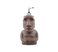 Giratorio Hero Moai - Dispensador de jabón, poliéster, marrón