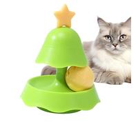 Giratorio para Gatos, de Rodillos para Torres para Gatos | Cat Teaser Toys de Rodillo de árbol de Navidad - Bolas de Rodillos interactivas para Tocadiscos Juguetes de Rodillos