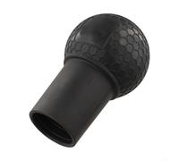 Giratorio para manguito de barra de goma, 0,34 kg, herramienta giratoria | Agarre de goma elástico, seguro para césped de madera de hormigón, tamaño de 6.1 x 3.7 x 3.7 pulgadas, acabado negro