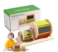 giratorio para niños, tambor giratorio para niños | Juego de de , bola de tela, tambor rodante sensorial | Spin Rainbow Drum, colorido juego de bolas de tela de , jugue