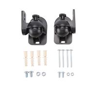 Giratorio Universal Soporte de Montaje en Pared de Altavoz de Cubo 1 Par Negro
