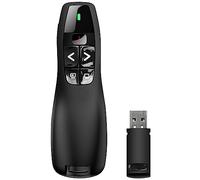 GiReich Punteros Para Presentaciones Inalámbrico, Mando a Distancia para Presentaciones con USB y 2,4 GHz, Mando Diapositivas Remoto Mando para PPT, Windows, Keynote, Prezi, Mac