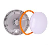 Girftong Carcasa de antena GNSS, carcasa de banda S GPS GLONASS BDS, funda de repuesto de encuesta externa de banda completa, ABS anticorrosión resistente a la intemperie (naranja)