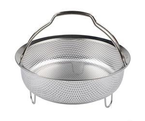 Girftong Cesta de vapor para olla arrocera fabricada con acero inoxidable 304 con distribución uniforme del vapor para mejores resultados (grande)