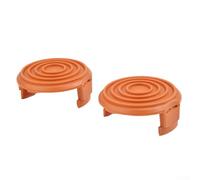 Girftong Cubierta de línea de recortadora WA0037, tapa de carrete ABS, sin herramientas para diseño a presión para recortadoras de césped WORX GT WG112E 118E 119E 184E 168E (paquete de 2)
