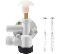 Girftong Kit de válvula de agua de inodoro para inodoros marinos Dometic RV, repuesto de montaje completo restaura la presión de descarga, compatible con los modelos 90626 980 911 210 848 (A)