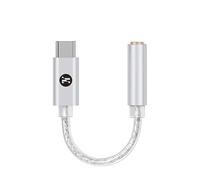 Girftu JCALLY JM12 Type C USB C to 3.5mm DAC Chip KT02H20 Dongle DSD128 Silver-Plated Conductor Digital Audio Adapter