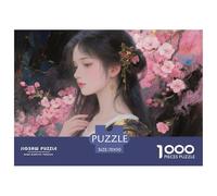 Girl 1000 Pièces Rompecabezas Desafiante Único para Adultos Regalos para Familiares Y Amigos Tout-Petits 70x50cm/1000pcs