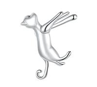 Girl 925 Cuff Earrings for Women Cat On Ear Unique Jewelry Brincos