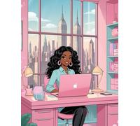 Girl Boss Art Journal: Pink Office Vibes Drawing & Doodle Book: Boss Babe Drawing Pad: Sketch Your Dreams & Build Your Empire