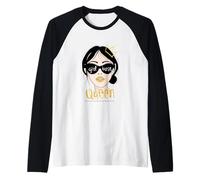 Girl Boss & Queen Always Cute & Beautiful Graphic Designs Camiseta Manga Raglan