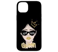 Girl Boss & Queen Always Cute & Beautiful Graphic Designs Carcasa para iPhone 14 Plus