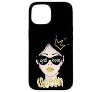 Girl Boss & Queen Always Cute & Beautiful Graphic Designs Carcasa para iPhone 15
