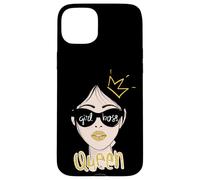 Girl Boss & Queen Always Cute & Beautiful Graphic Designs Carcasa para iPhone 15 Plus