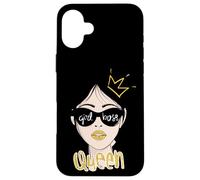 Girl Boss & Queen Always Cute & Beautiful Graphic Designs Carcasa para iPhone 16 Plus
