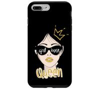 Girl Boss & Queen Always Cute & Beautiful Graphic Designs Carcasa para iPhone 7 Plus/8 Plus